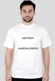Jestem hardkorem (męski biały)