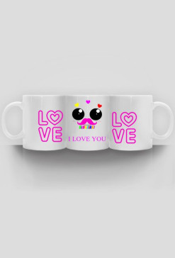 Kubek (I LOVE YOU) Biały