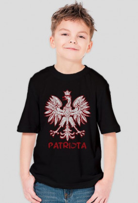 Koszulka dla chłopca - Patriota. Pada