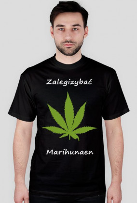 Zalegizybać Marihunaen (męski czarny)