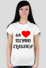 ich Liebe Techno Classica (light t-shirt) for woman