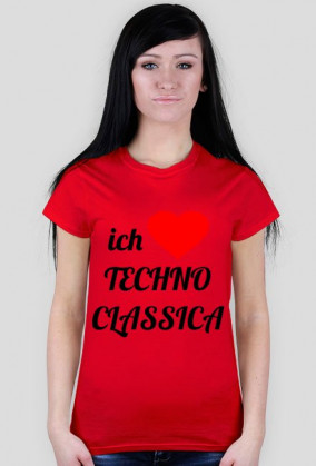 ich Liebe Techno Classica (light t-shirt) for woman