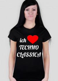 ich Liebe Techno Classica (dark t-shirt) for woman
