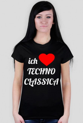 ich Liebe Techno Classica (dark t-shirt) for woman