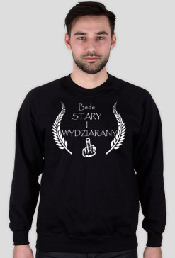 Bluza STARY I WYDZIARANY BLACK