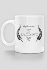 Kubek wydziarane laski