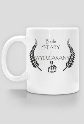 Kubek stary wydziarany