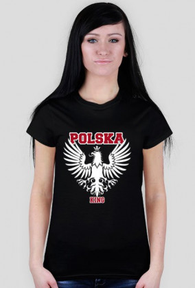 Koszulka damska - Polska King. Pada