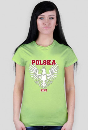 Koszulka damska - Polska King. Pada