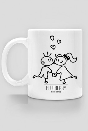Kubek "Miłość" BlueBerry New Brand