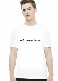 Eat Sleep BMW v2 (t-shirt) ciemna grafika