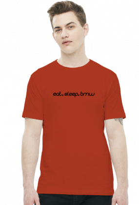 Eat Sleep BMW v2 (t-shirt) ciemna grafika