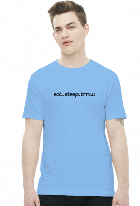 Eat Sleep BMW v2 (t-shirt) ciemna grafika