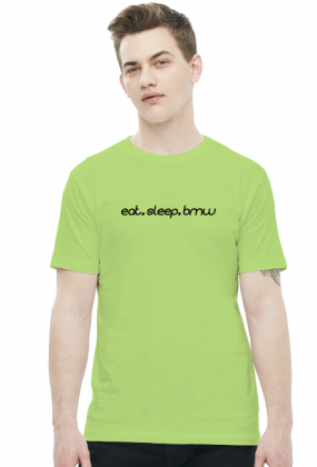 Eat Sleep BMW v2 (t-shirt) ciemna grafika
