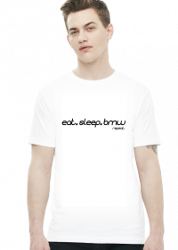 Eat Sleep BMW v3 (t-shirt) dark image