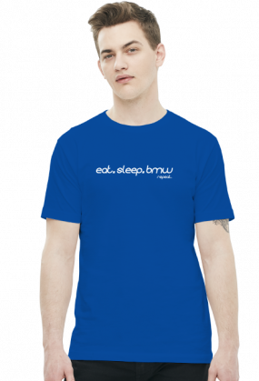 Eat Sleep BMW v3 (t-shirt) jasna grafika