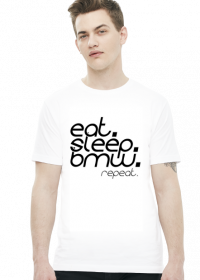 Eat Sleep BMW v4 (t-shirt) dark image