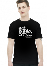 Eat Sleep BMW v4 (t-shirt) light image