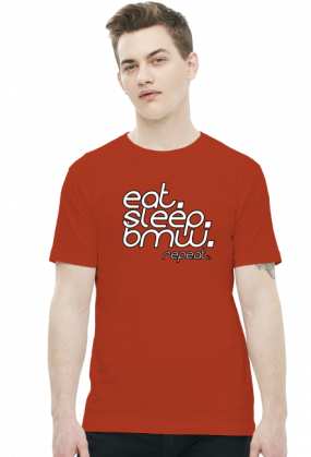 Eat Sleep BMW v4 (t-shirt) jasna grafika
