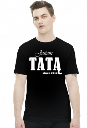 Koszulka dla taty - Jestem Tatą since 2012 - Dzień Taty - STYLOWAKOSZULA.CUPSELL.PL – KOSZULKI I KUBKI NA PREZENT, NIETYPOWE I SMIESZNE KOSZULKI