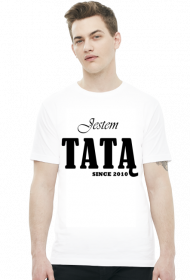 Koszulka dla taty - Jestem Tatą since 2012 - Dzień Taty - STYLOWAKOSZULA.CUPSELL.PL – KOSZULKI I KUBKI NA PREZENT, NIETYPOWE I SMIESZNE KOSZULKI