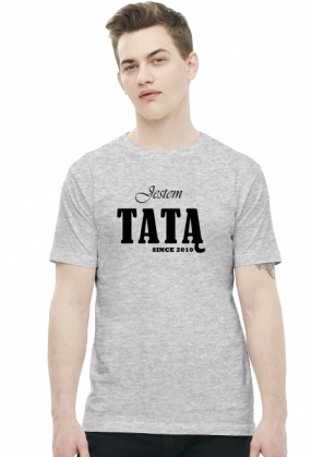 Koszulka dla taty - Jestem Tatą since 2012 - Dzień Taty - STYLOWAKOSZULA.CUPSELL.PL – KOSZULKI I KUBKI NA PREZENT, NIETYPOWE I SMIESZNE KOSZULKI