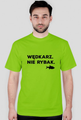 Wędkarz. Nie rybak.