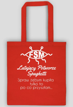 Eko-torba, żeńskoosobowa - Latający Potwór Spaghetti