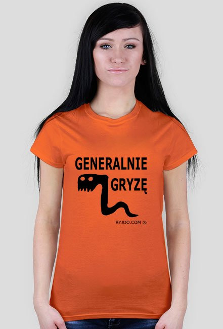 Generalnie gryzę - koszulka damska ryjoo
