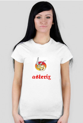 asterix - koszulka damska