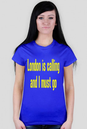 London is calling and I must go