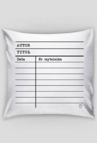 Poduszka - karta biblioteczna