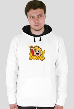 BLUZA PJONA BIAŁA-T-SHIRT MESKI
