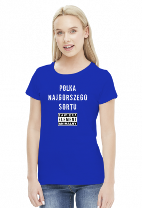 Koszulka Polka najgorszego sortu, zawiera element animalny