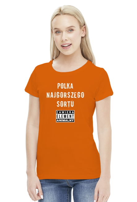 Koszulka Polka najgorszego sortu, zawiera element animalny