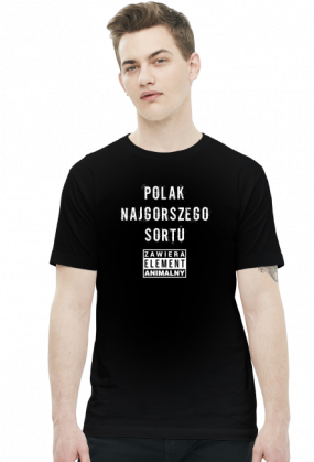 Koszulka Polak najgorszego sortu zawiera element animalny