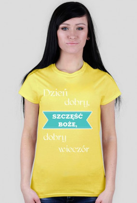 Koszulka - Dzień dobry, Szczęść Boże, dobry wieczór
