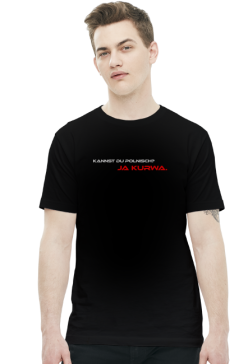 Kannst du polnisch? Ja Kurwa. (t-shirt)