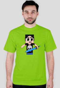 KOSZULKA PrzeMiXDD MINECRAFT ZIELONA-T-SHIRT MĘSKI