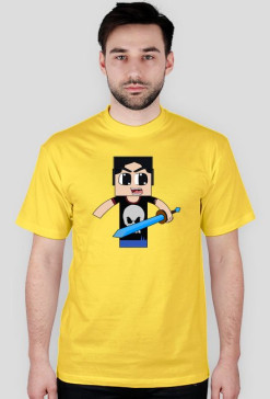KOSZULKA PrzeMiXDD MINECRAFT ŻÓŁTA-T-SHIRT MĘSKI