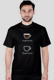 Koszulka męska depresso - ciemna