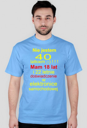 Koszulka Nie jestem 40 latkiem