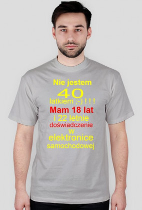 Koszulka Nie jestem 40 latkiem