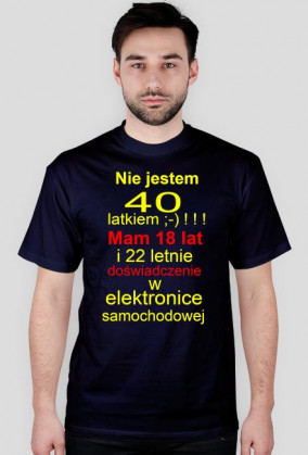 Koszulka Nie jestem 40 latkiem