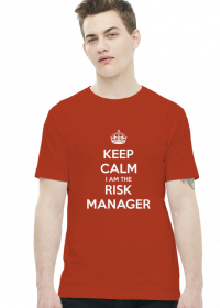 KEEP CALM Risk Manager czerwona