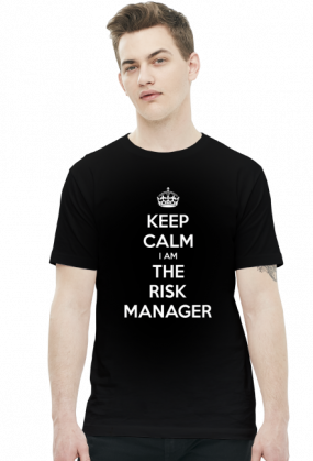 KEEP CALM The Risk Manager czarna