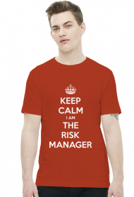 KEEP CALM The Risk Manager (czerwona)