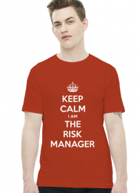 KEEP CALM The Risk Manager (czerwona)