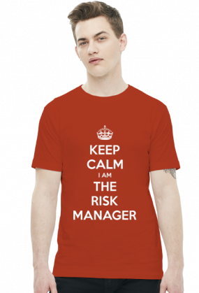 KEEP CALM The Risk Manager (czerwona)