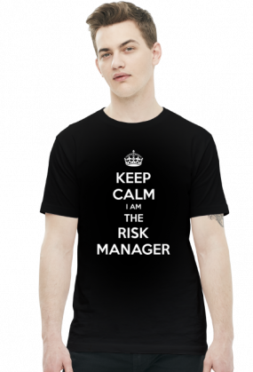 KEEP CALM The Risk Manager (czarna)